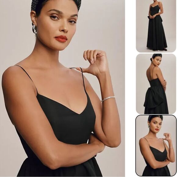 NWT Sachin & Babi Hadley V-Neck
Back-Bow Empire Gown - Picture 2 of 8